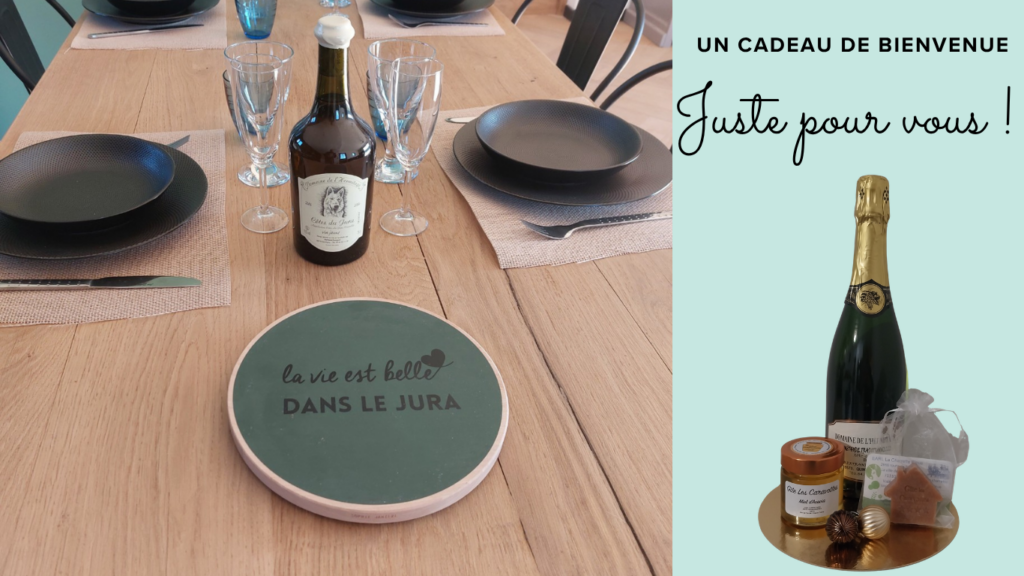Un cadeau de bienvenue vous attend